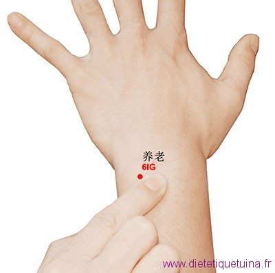 Le point Yang Lao du méridien de l’intestin grêle (6IG)